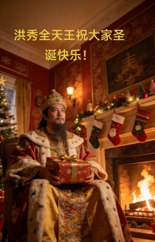 圣诞快乐，天兄附体如何！宝子们用太平天国Style打开圣诞节