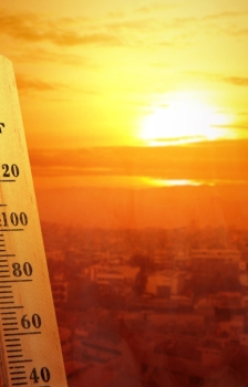 热死了！热死了！阿村热得像沸腾的一锅饺子！